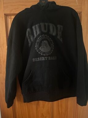 Rhude Black Desert Rally Crewneck Sweatshirt